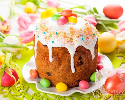 Сахарная глазурь для куличей